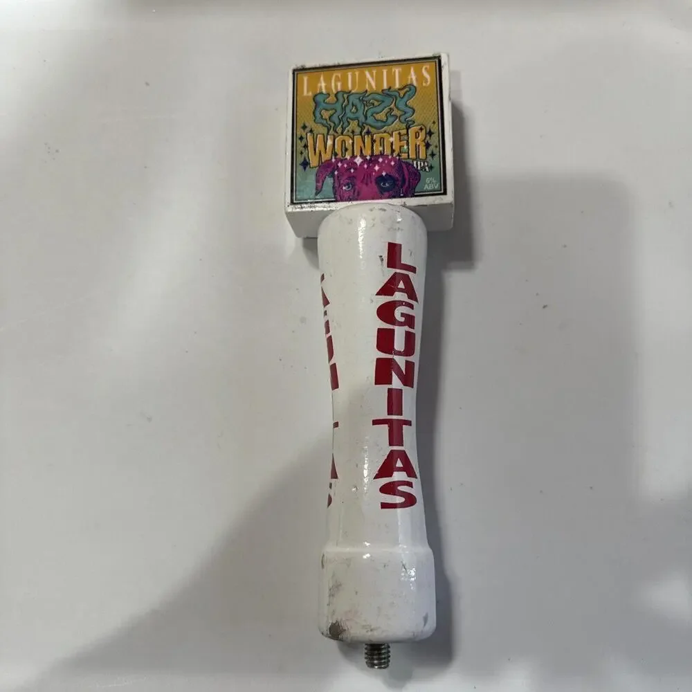 Lagunitas Hazy Wonder IPA Beer Tap Handle